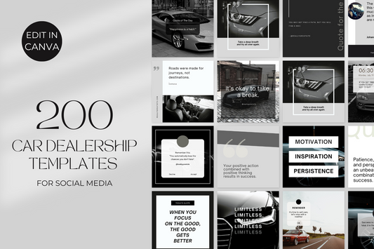 Car Dealership Social Media Posts - 200 Templates