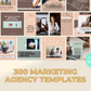 Marketing Agency Social Media Templates - 300 Templates