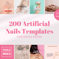 Nail Professional Social Media Templates - 200 Templates