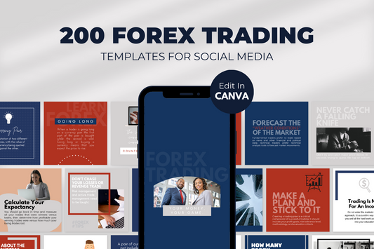 Forex Trading Social Media Templates - 200 Templates